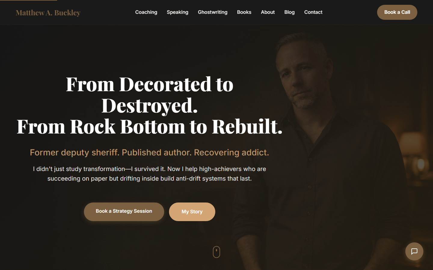 MatthewABuckley.com — Coach, Author, Speaker, Ghostwriter website